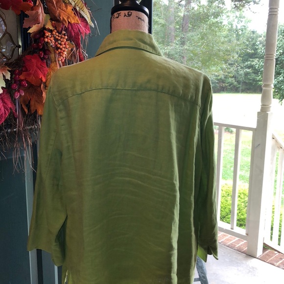 *2 for $10.00 / Ladies’ Linen Jacket w/ Embroidered Detail - Picture 5 of 5